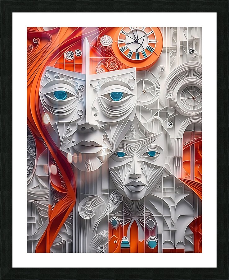 Digital 17 Picture Frame print