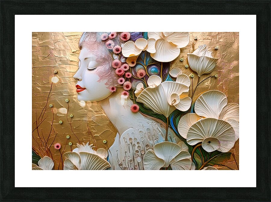 Womans face 13  Picture Frame print