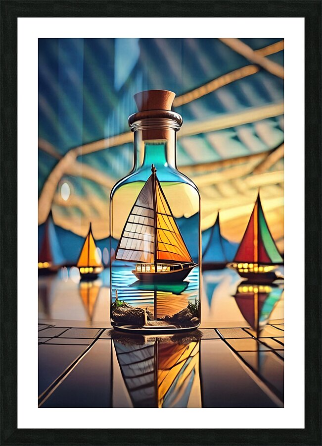 Sail Boats 7 Picture Frame print