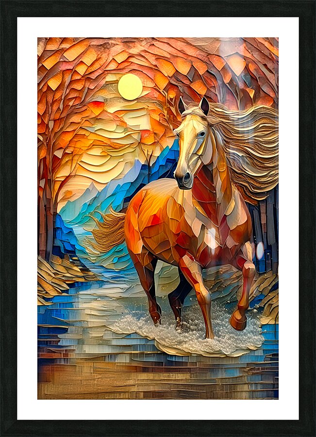 Horse 29 Picture Frame print