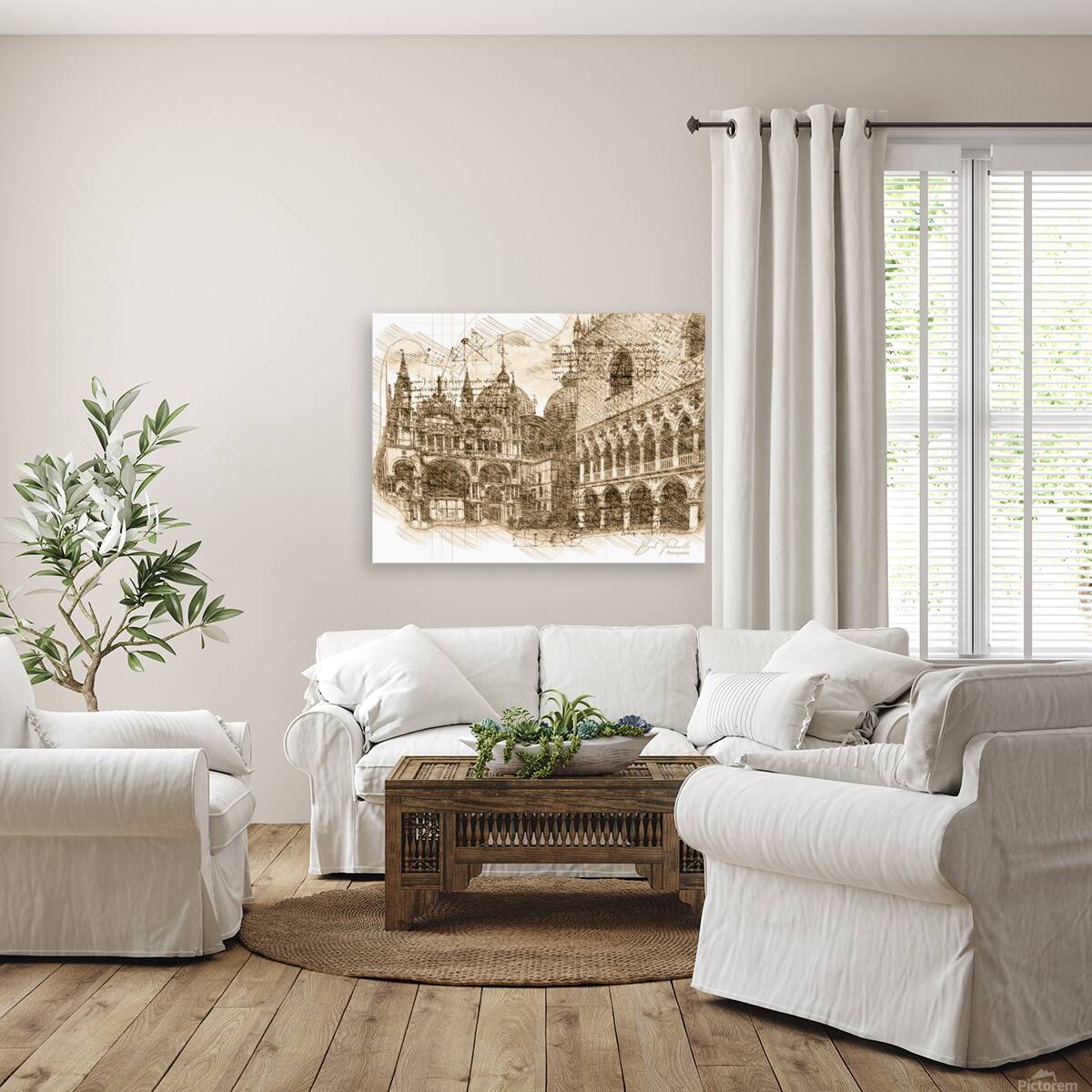 Architectural Drawings St Marc s Venice Reproduction