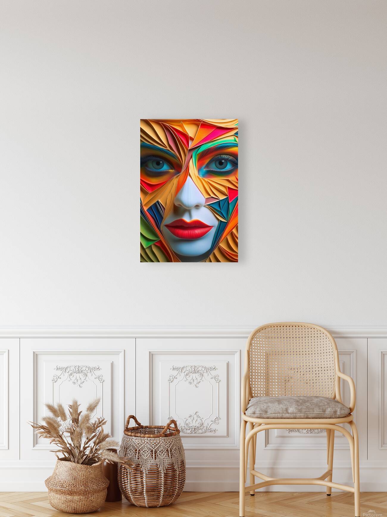 A womans face  8 Reproduction