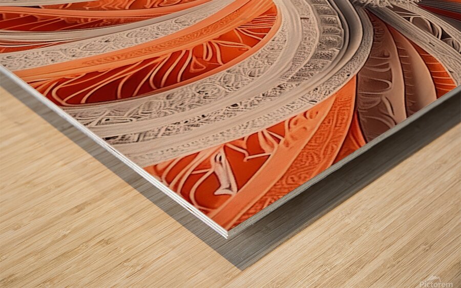 Digital 11 Wood print