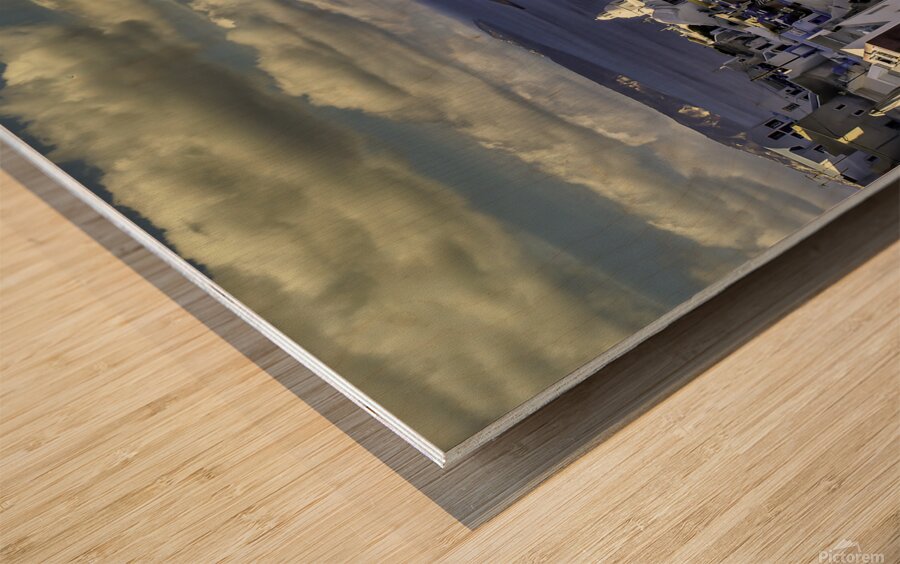 Santorini 2 Wood print