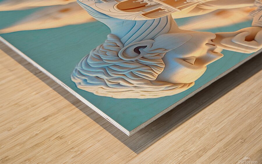 Abstract 40 Wood print