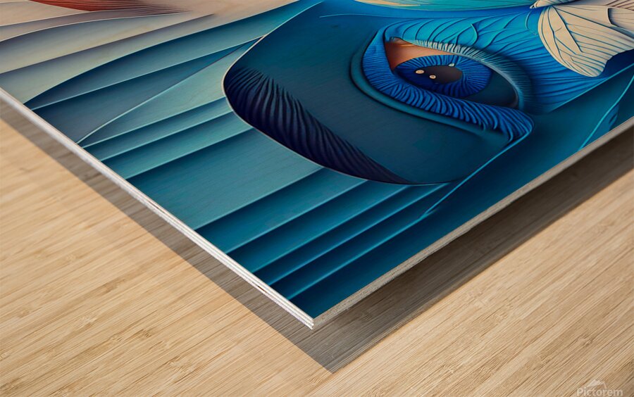 Abstract 41 Wood print