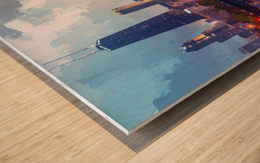 Chicago Trucking Scene 2 Wood print