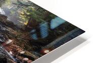 River in Forest HD Metal print