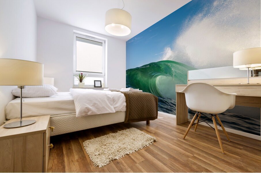 Emerald Whisper Mural print