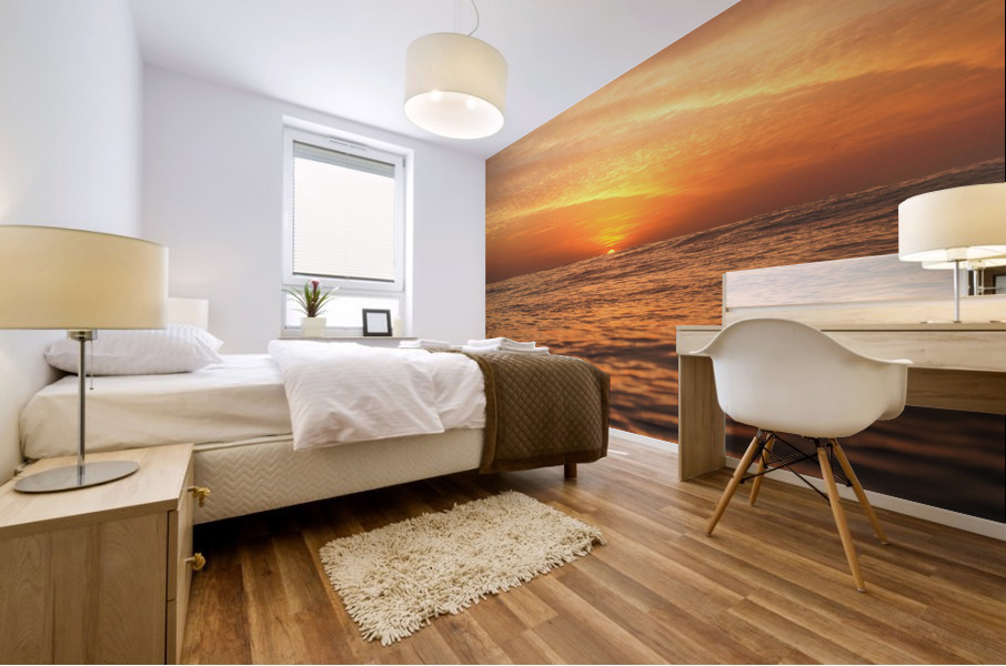 Ocean Sunrise Mural print