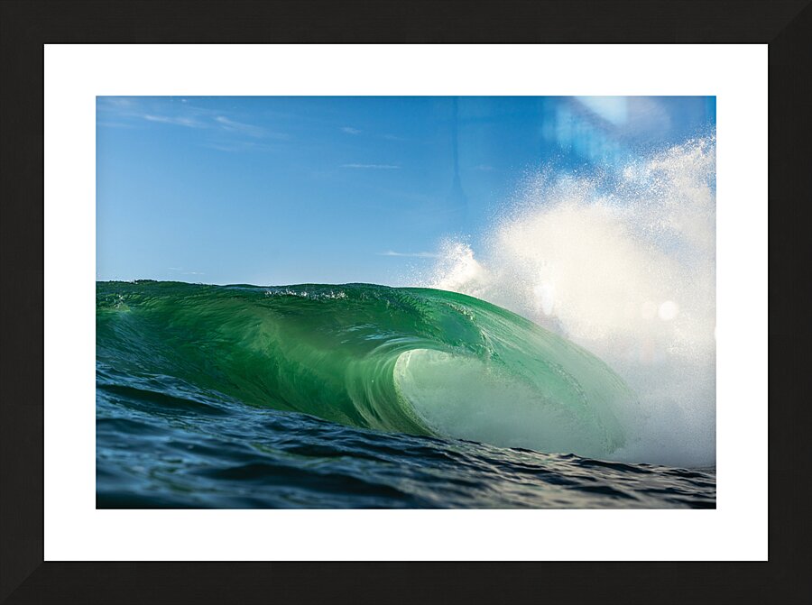 Emerald Whisper Picture Frame print