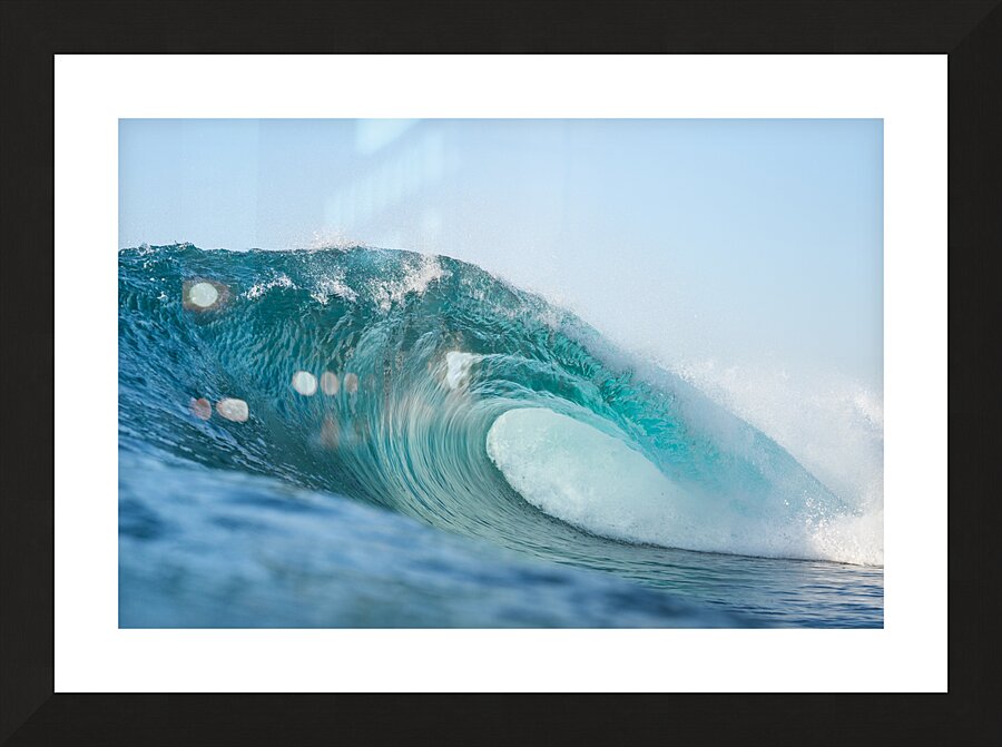 Sky Blue Picture Frame print