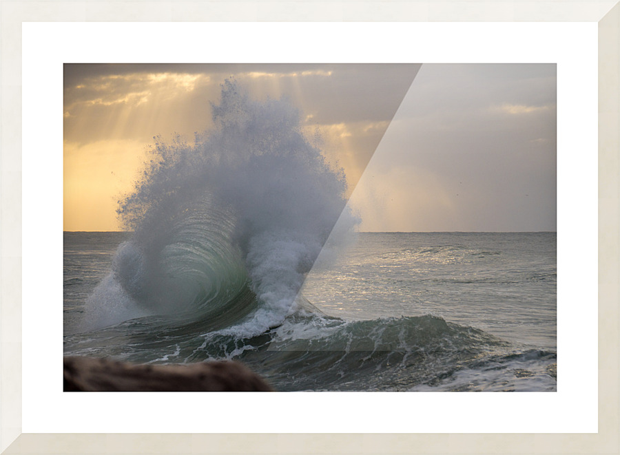 Eruption Picture Frame print