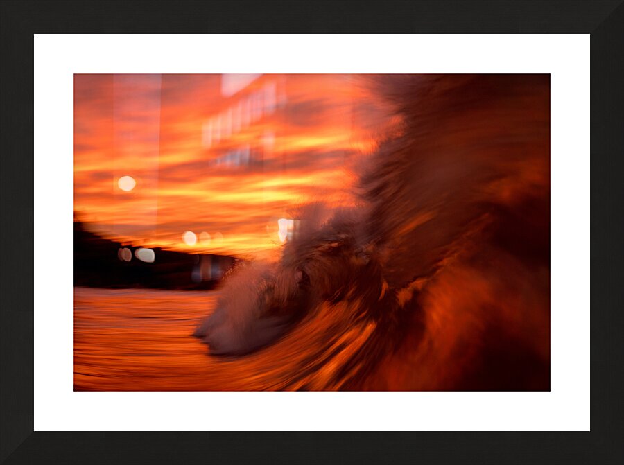 Fiery Picture Frame print