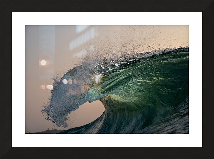 Jagged Picture Frame print