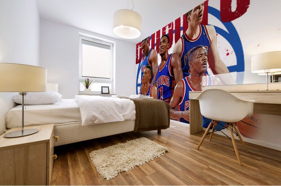 Detroit Pistons 21 Mural print