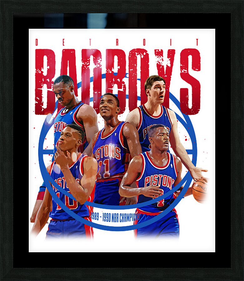 Detroit Pistons 21 Picture Frame print