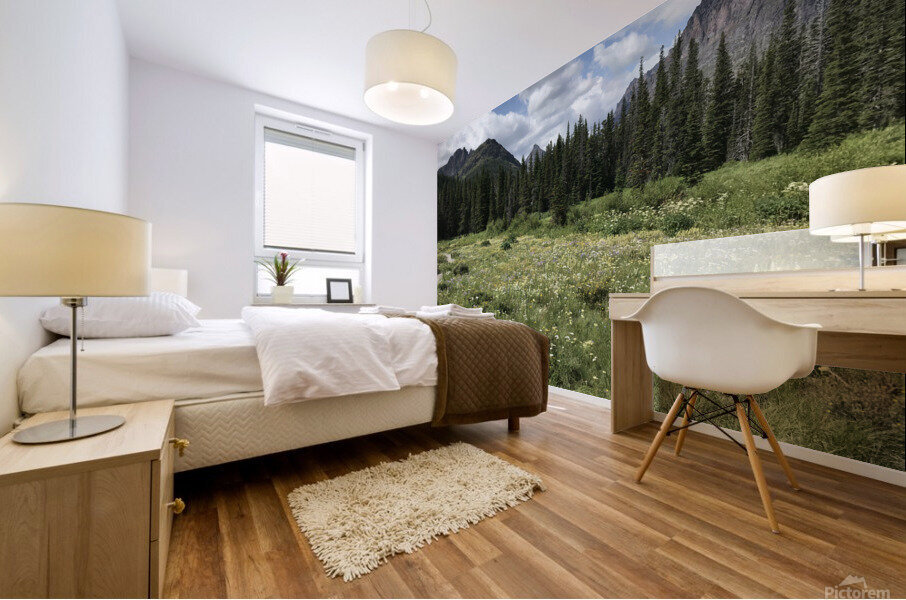 Wild flowers Mural print