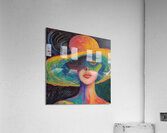 Stellar Hat: Large Acrylic Art Deco Wall Art by Design Delight Acrylic Print