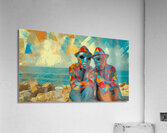 Geometric Bliss by the Sea - Arte de Pared Art Deco en Acrilico by Design Delight Acrylic Print