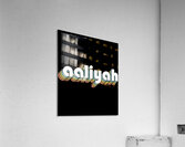 Aaliyah Retro Acrylic Print