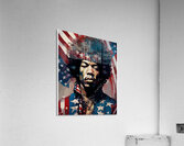Jimi Hendrix 50 Acrylic Print