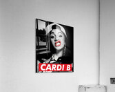 Cardi B 50 Acrylic Print