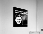 Rick Astley 45 Acrylic Print
