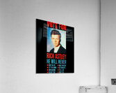 Rick Astley 71 Acrylic Print