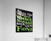 Shrek 34 Acrylic Print