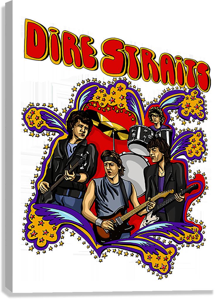 Dire Straits 58 Canvas Print