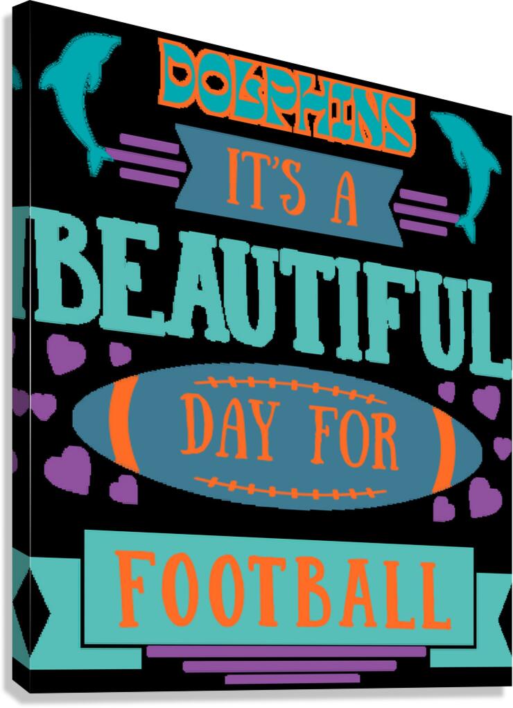 miami dolphins 3 Canvas Print