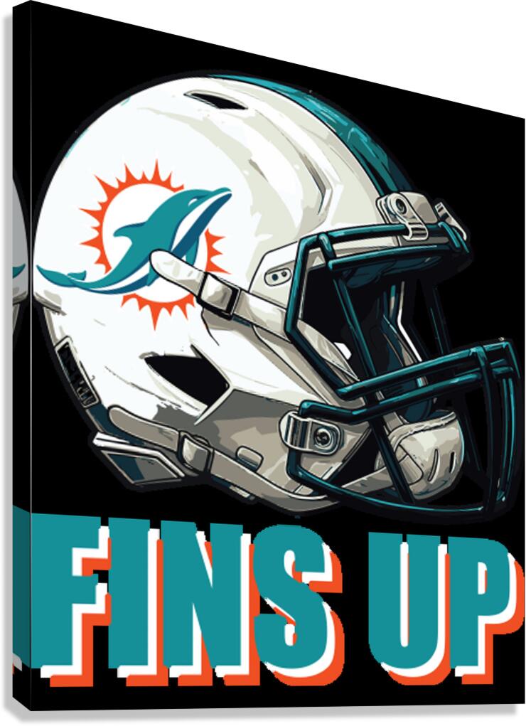 miami dolphins 4 Canvas Print