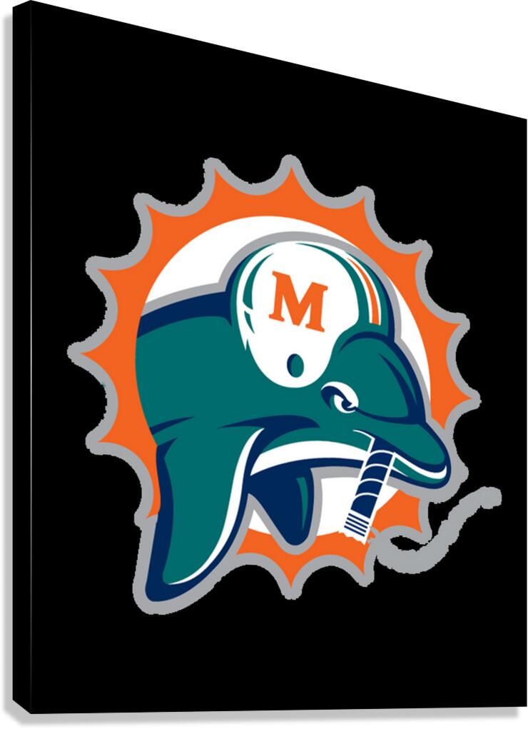 miami dolphins 7 Canvas Print