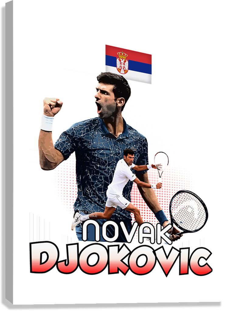 novak djokovic 21 Canvas Print