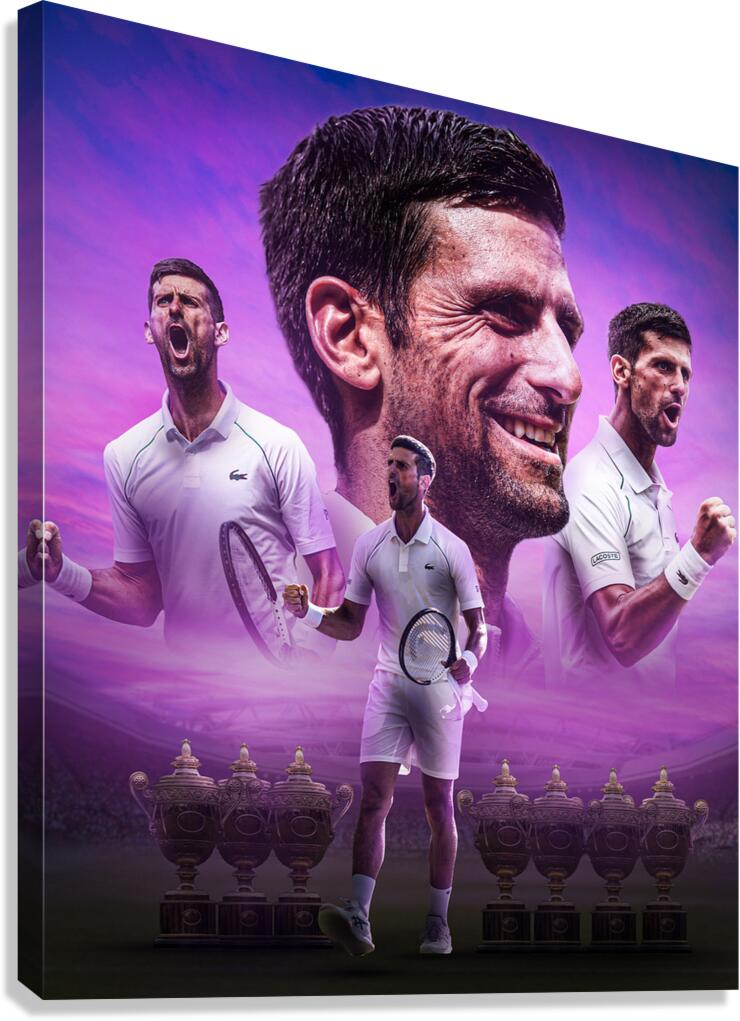 novak djokovic 55 Canvas Print
