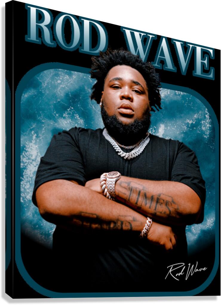 Rod wave 51 Canvas Print