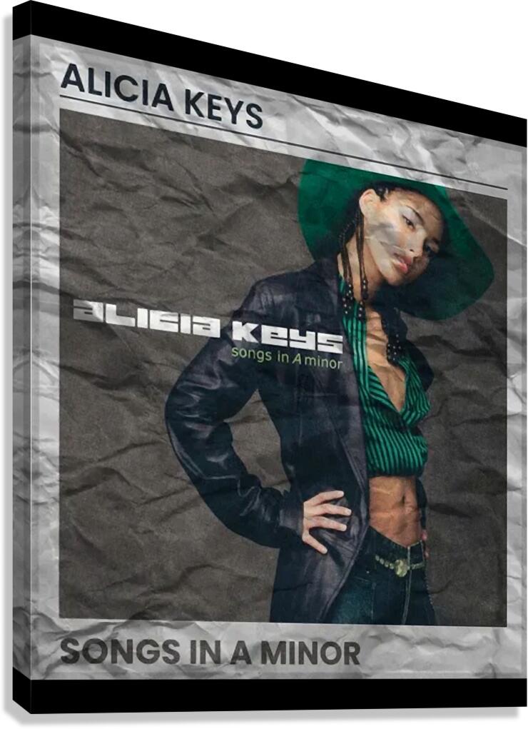 Alicia Keys 3 Canvas Print