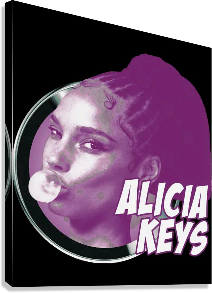 Alicia Keys 7 Canvas Print