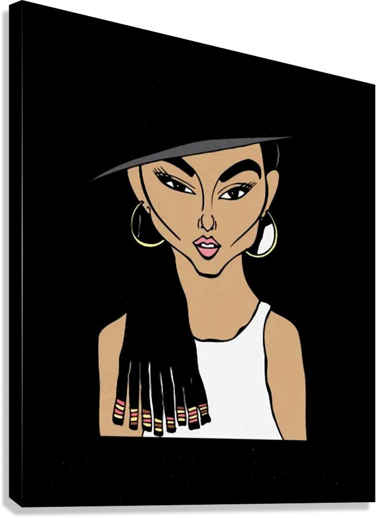 Alicia Keys 9 Canvas Print