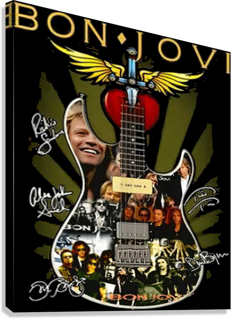 Bon Jovi 19 Canvas Print