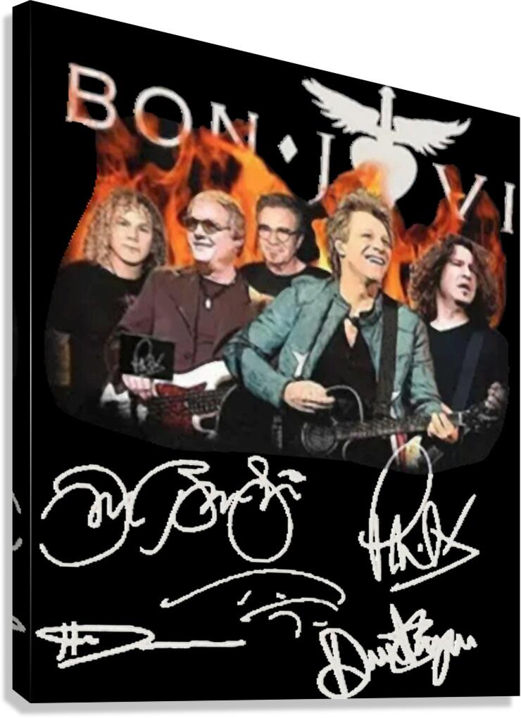 Bon Jovi 23 Canvas Print