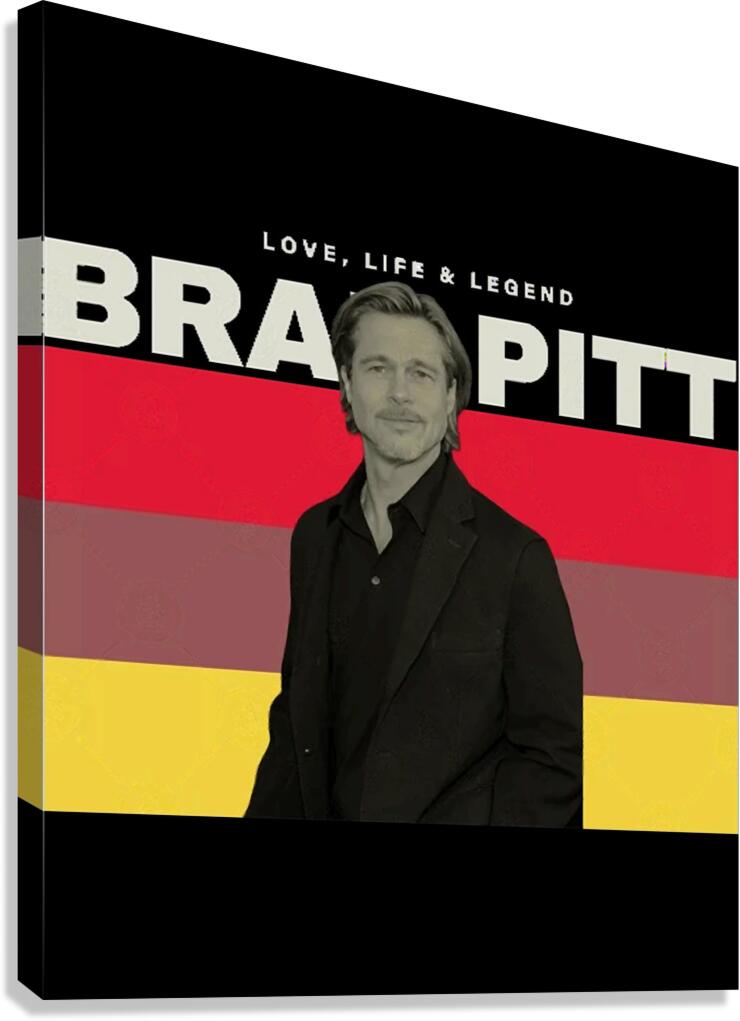 Brad Pitt 10 Canvas Print