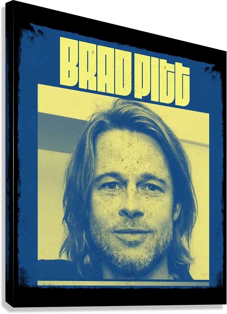 Brad Pitt 43 Canvas Print