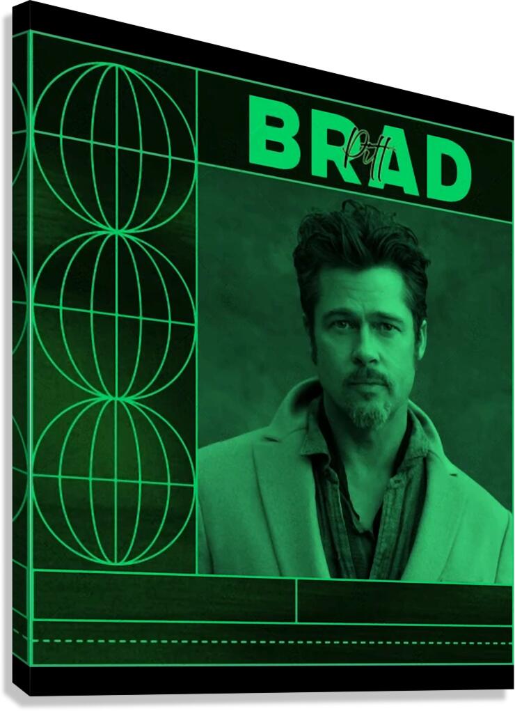 Brad Pitt 55 Canvas Print