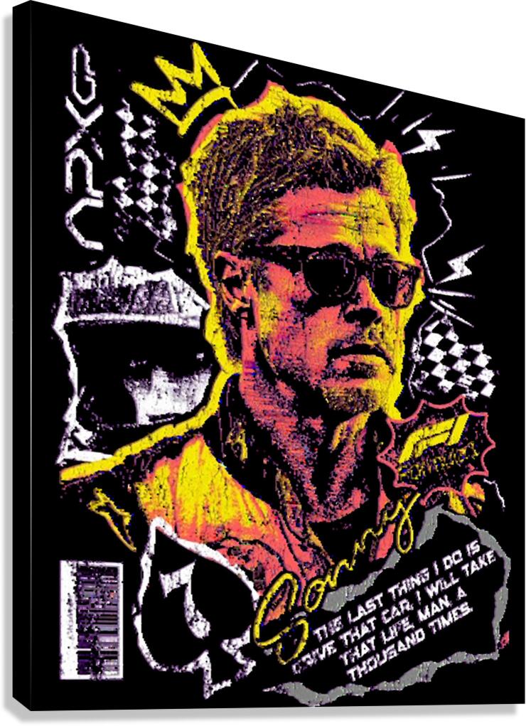 Brad Pitt 60 Canvas Print