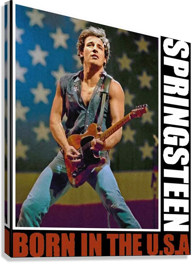 Bruce Springsteen 31 Canvas Print