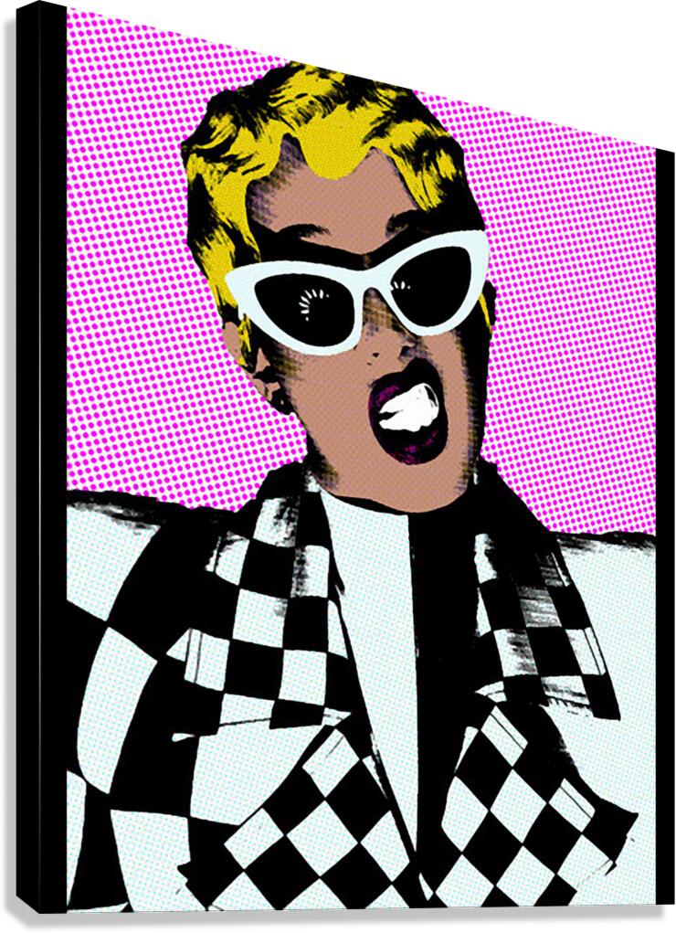 Cardi B 16 Canvas Print