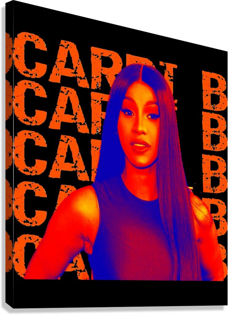 Cardi B 27 Canvas Print