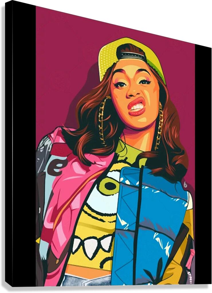 Cardi B 28 Canvas Print